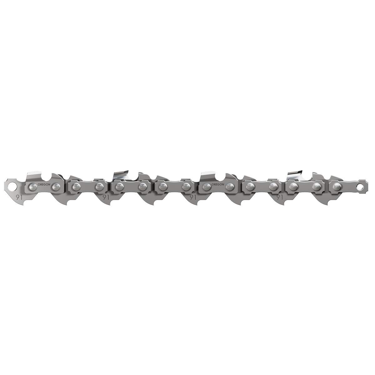 Oregon 91P zincirli testere zinciri, 16 inç (40 cm) testere rayı için, 57 tahrik elemanı, geri tepmesiz zincir, Titan, Gardenline, Black & Decker, Spear & Jackson, Einhell, Worx ve daha fazlası ile uyumlu