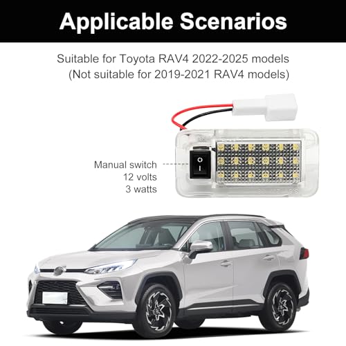 Luz LED para maletero Toyota RAV4 2022-2025 miniatura 5