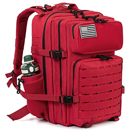 Miniatura 2 de Qt Qy Mochilas Militares Tácticas Para Hombres Mochila Molle 45l Lage 3 Días Gym Bolsa Para Fitness Mochila De Senderismo Con Portabotellas
