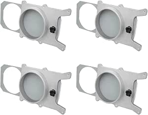 POWERTEC 70135-P4 4-Inch Aluminum Blast Gate (4-Pack)