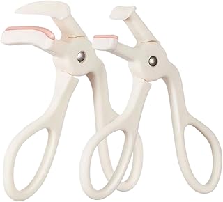 أداة لف الرموش مع وسادتين قابلة لإعادة التعبئة من السيليكون، أداة مكياج احترافية للف الرموش للنساء والفتيات، لف طويل الأمد بزاوية واسعة + أداة لف الرموش بتفاصيل