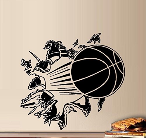 BestPricedDecals Basketball Through The Wall ~ Wall Decal 13