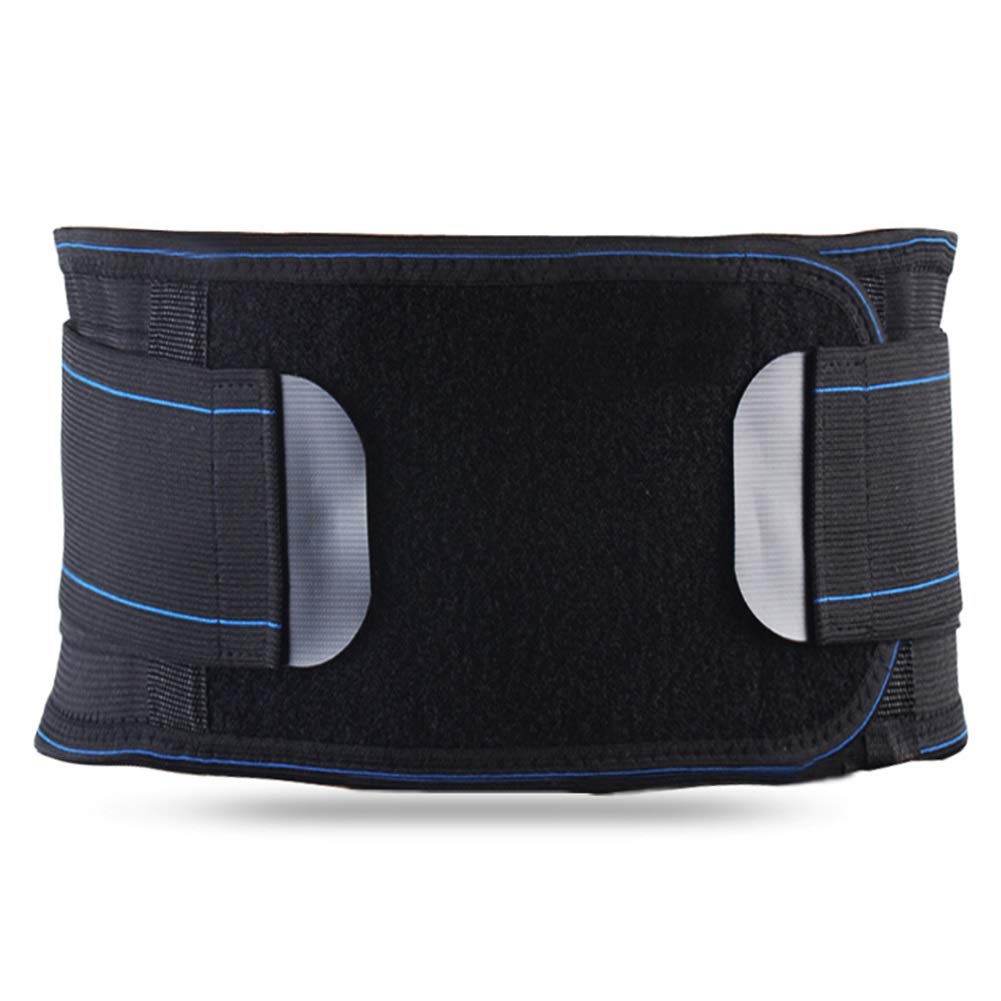 Soporte Lumbar, cinturón de Soporte Lumbar Hombres Mujeres Correas de Cintura Ajustables para aliviar el Dolor de Espalda Hernia de Disco, ciática, escoliosis (Size : L)
