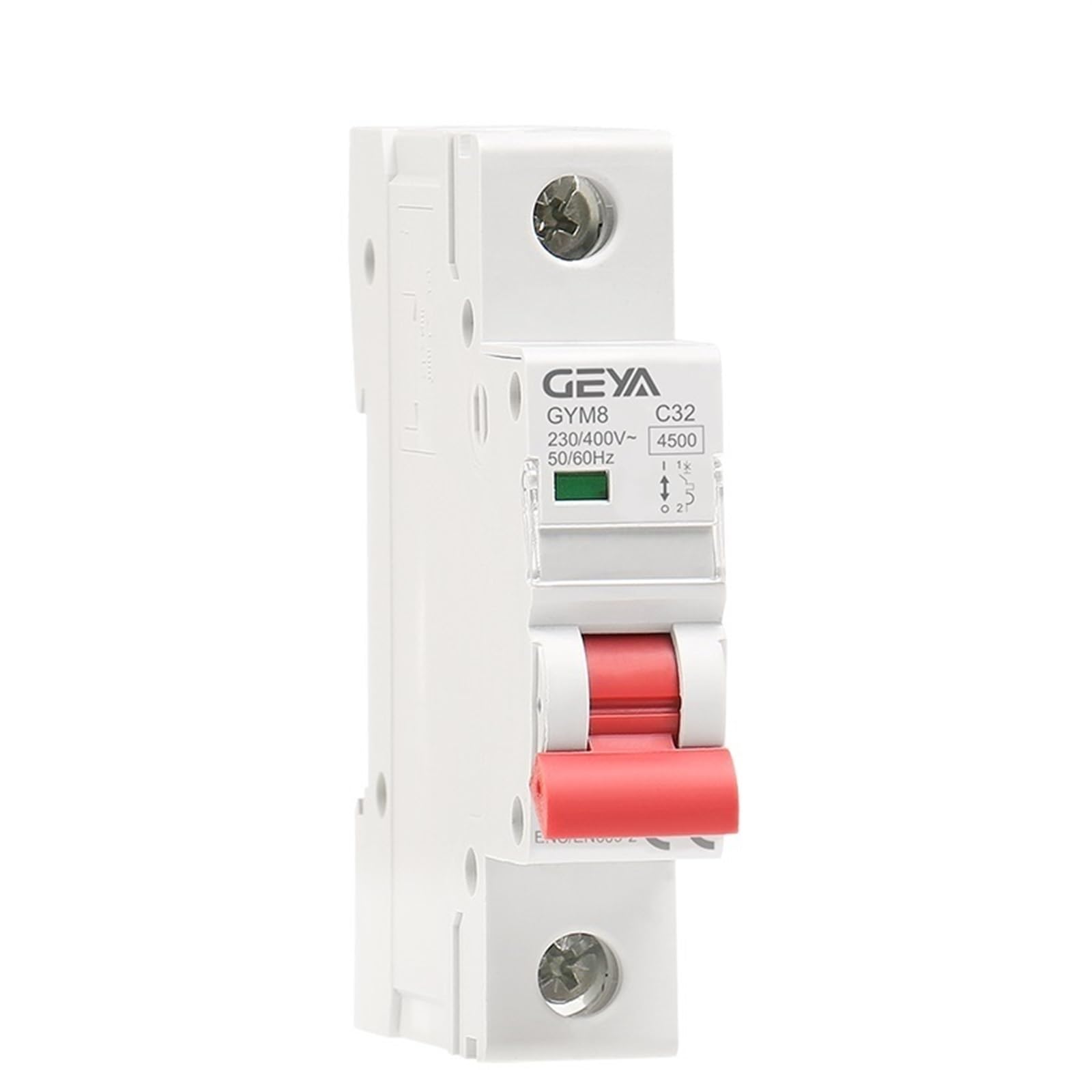 Disjoncteur rail DIN GYM8 SP courbe C 6 A 10 A 16 A 20 A 25 A 32 A 40 A 50 A 63 A 220 V avec CE CB SEMKO 1 pièce(20A)