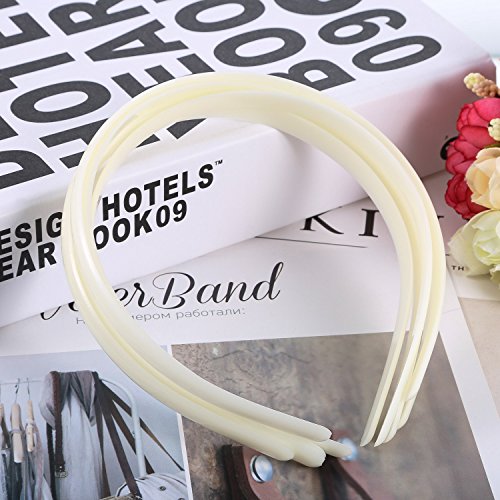 Bandeau de Cheveux en Plastique 10 mm Plaine Vierge pour Customisation de Serre-Têtes - 3