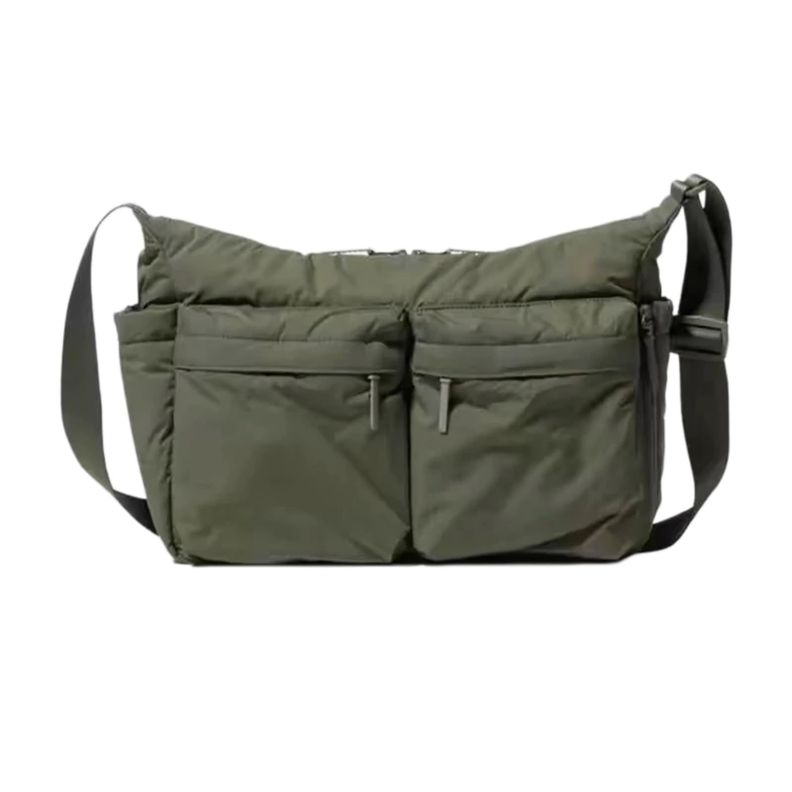 Bolso de mano mensajero ligero con multibolsillo para solucionar la falta de espacio