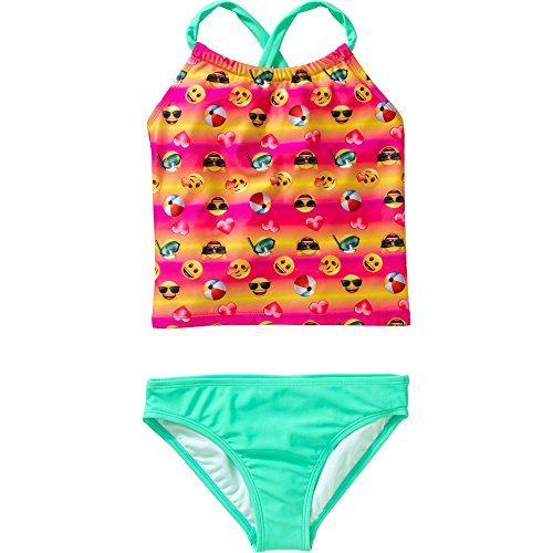 Emoji Expressions Girls Tankini Swimsuit Emoji Expressions Girls Tankini Swimsuit
