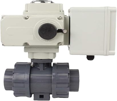 CR04 1/2In-2In UPVC Electric Ball Valves DN15-DN50 PVC 40mm Valve Water Valve 24V Fail Return Farm Pipe 2 WayDN15,Normally Open