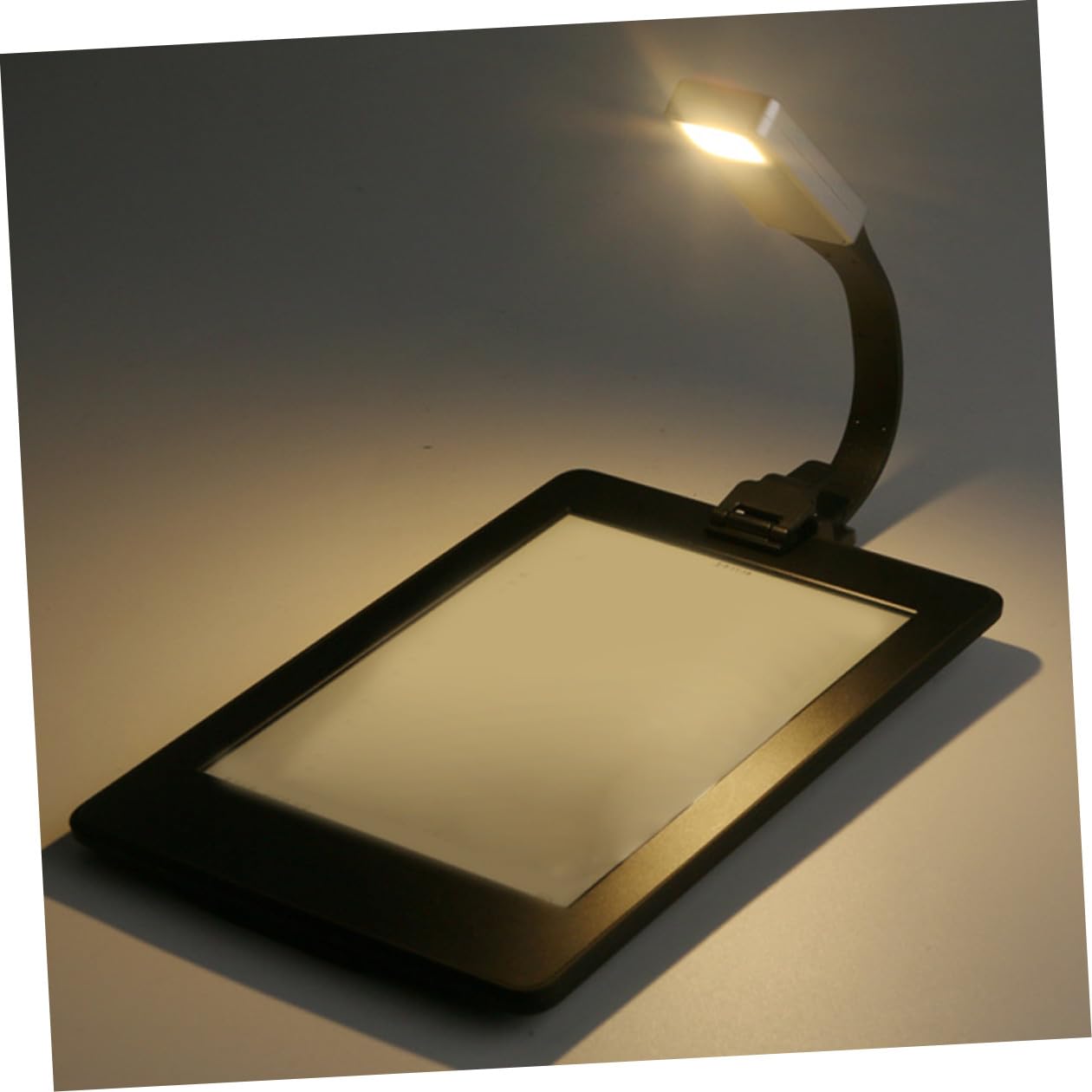 Lampada da Lettura a Clip LED per Libri, USB 250mah | Acrilico, Luminosità Regolabile e 3 Temperature Colore, Pinza Magnetica, per Studio e Lettura
