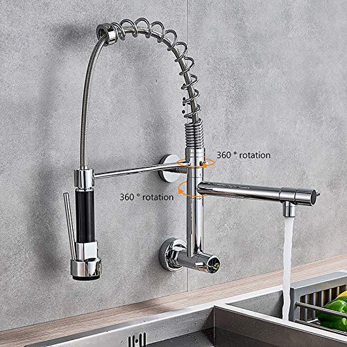 Robinet de cuisine mural rabattable de style printemps pour bar - 3