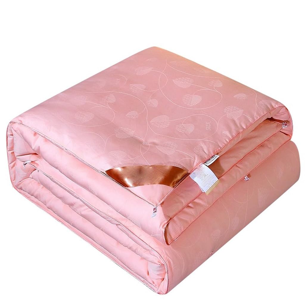 Couette en soie épaisse de luxe avec parure de lit en coton double chaude pour l'hiver