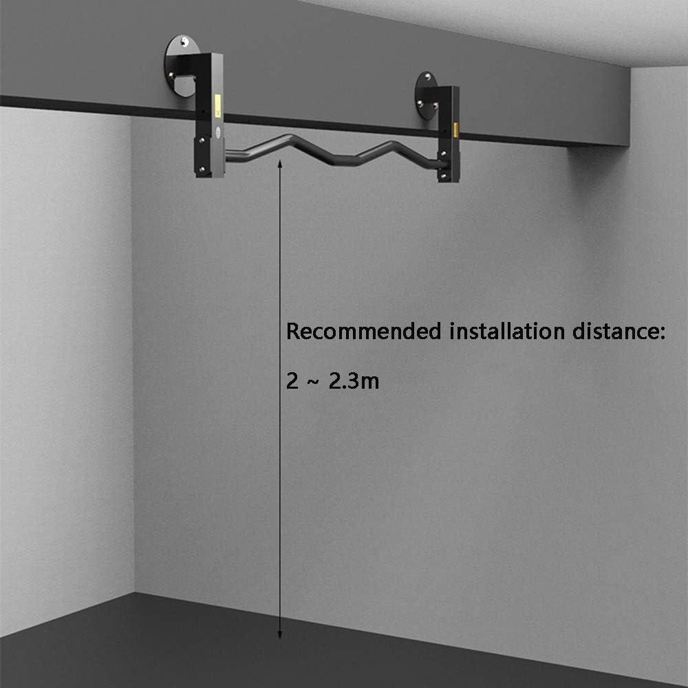 Pull-Up Bars Wall-Mounted Fitness, Home Gym Strength Training Sports Equipment, Safe and Reliable, Load 300kg ，Style2-119cm
