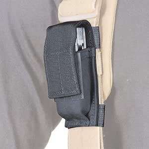 Atlas 46 Flashlight Holder For Suspenders - Hook & Loop Closure, Made In USA