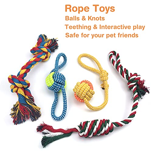 image for Sundrawy Dog Chew Toys for Puppy Teething Training,Interactive Stuffed