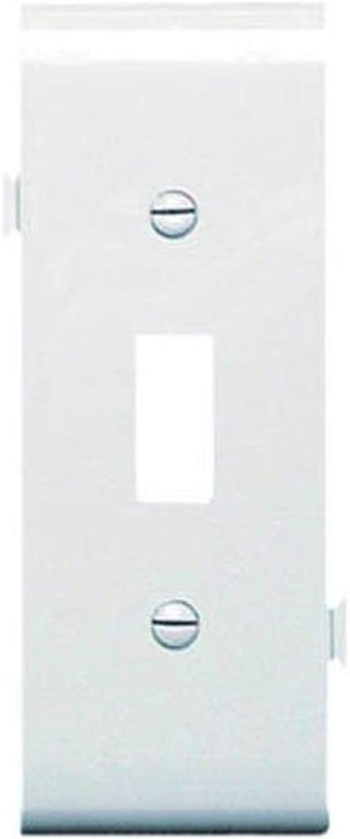 Legrand Pass & Seymour PJSC1W Thermoplastic Sectional Wall Plate, Center Section, Toggle Switch, White (1 Count)