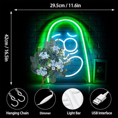 Image of Neon Signs for Wall Decor LED Sign Neon Lights for Game Room Decor
