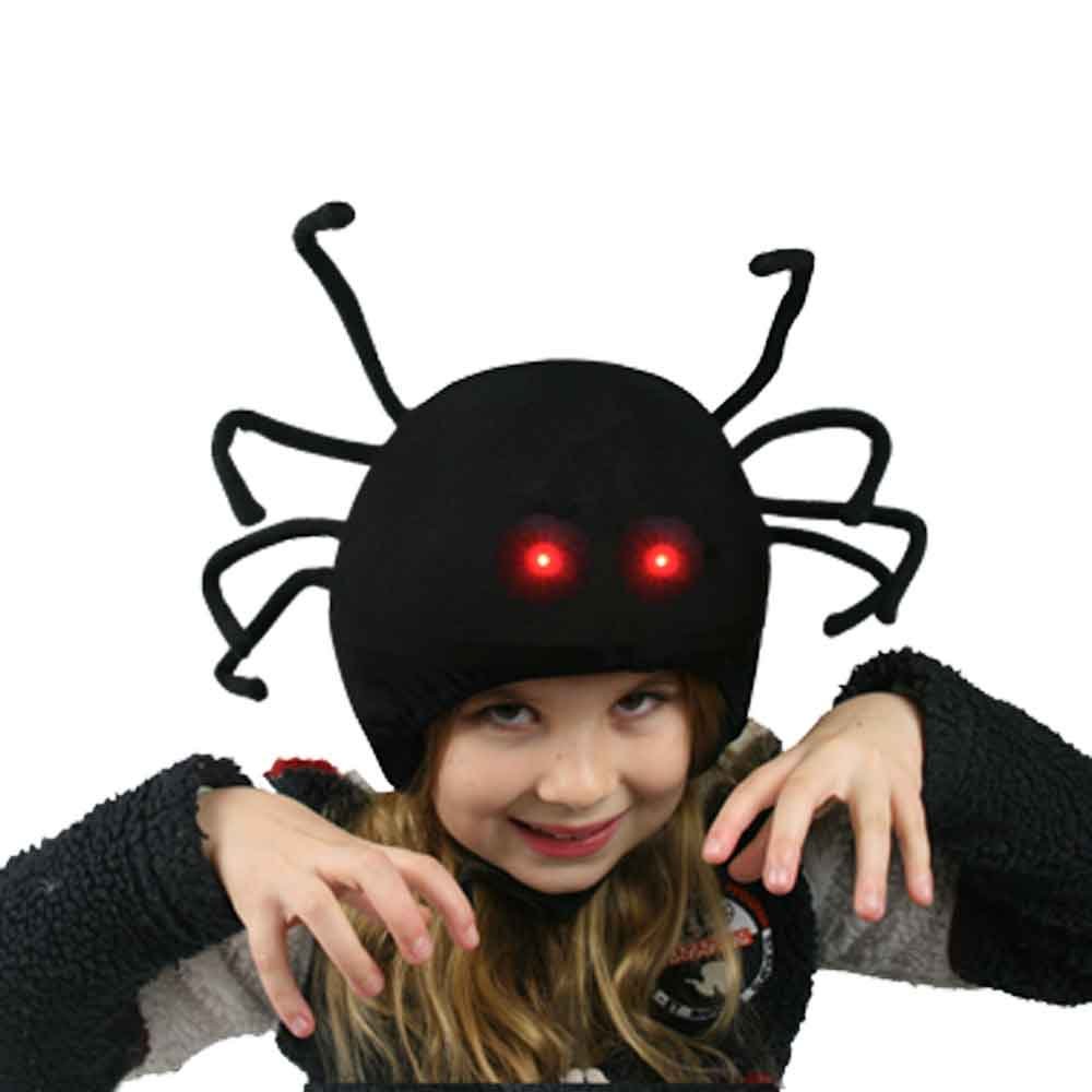 COOLCASC Funda para Casco LED – con Luces para Visibilidad y Seguridad – Compatible con Casco de Bici, Esquí y Skate – Niños y Adultos – Talla Única – Diseño Divertido