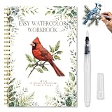 North American Bird Watercolor Workbook, Bird Painting Book for Beginners