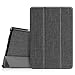 Produktbild Fintie Hülle für Samsung Galaxy Tab A 9.7 Zoll T550N / T555N Tablet-PC - Ultra Schlank Superleicht Ständer SlimShell Cover Schutzhülle Etui mit Auto Schlaf/Wach Funktion, Stoff dunkelgrau