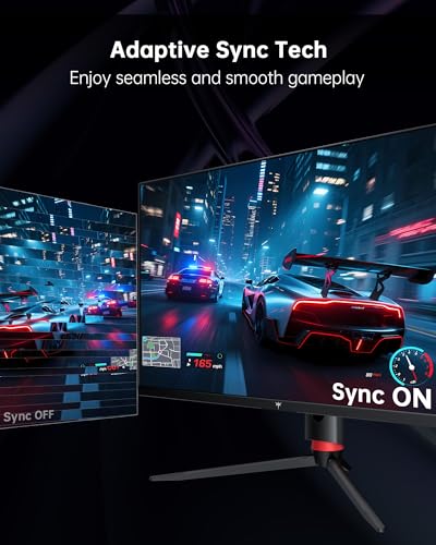 Image of KTC 32 Inch 4K Gaming Monitor, 165Hz UHD (3840x2160P) Fast IPS Screen, 1ms (MPRT), Adaptive Sync, 3000:1 Contrast,121% sRGB,HDMI 2.1 Display Port 1.4, Tilt /Height Adjustment, VESA Mount, H32P22P