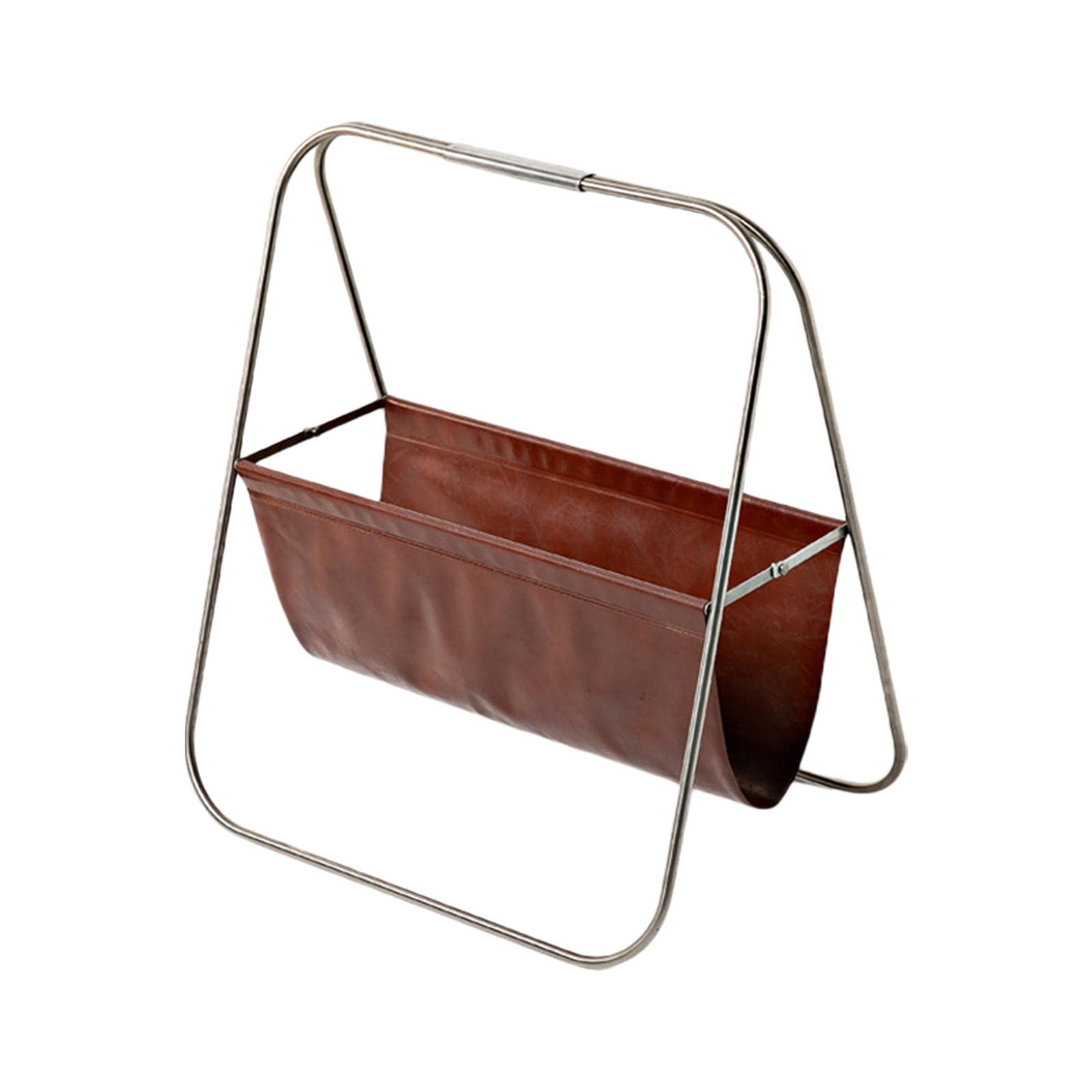 Magazine Rack Floor Stand Ornament Handmade Newspapers Storage Holder Basket-picture-18