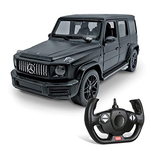 Mondo Motors, Mercedes G63 AMG, modell i skala 1:14, hastighet upp till 10 km/h, billeksak för barn 63611