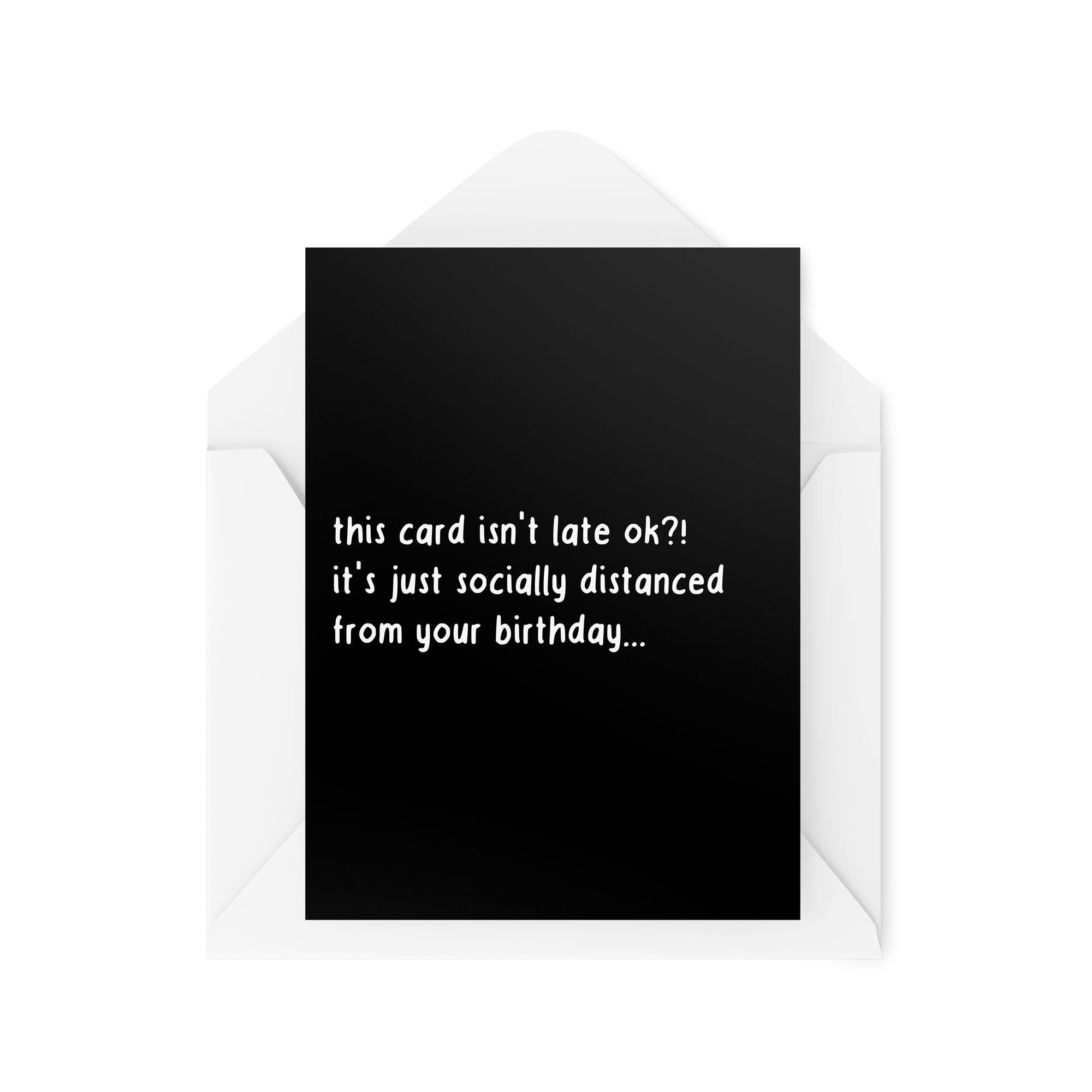 Tongue In Peach Funny Birthday Cards | 50 & Still A Card | Banter Joke Novelty Dark Humour Sweary Insult For Him Her Milestone Birthday Colleague | CBH1132
