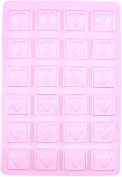 1 PCS صنع حلوى الشوكولاتة قوالب استحمام الطفل F138 Love Heart Squares Fondant Easter Egg Jelly Baking Wedding