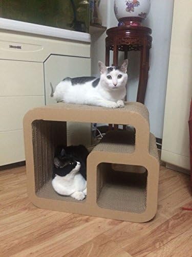 Corrugated Cat House CS0045 Big Square Shape Scratching Pad