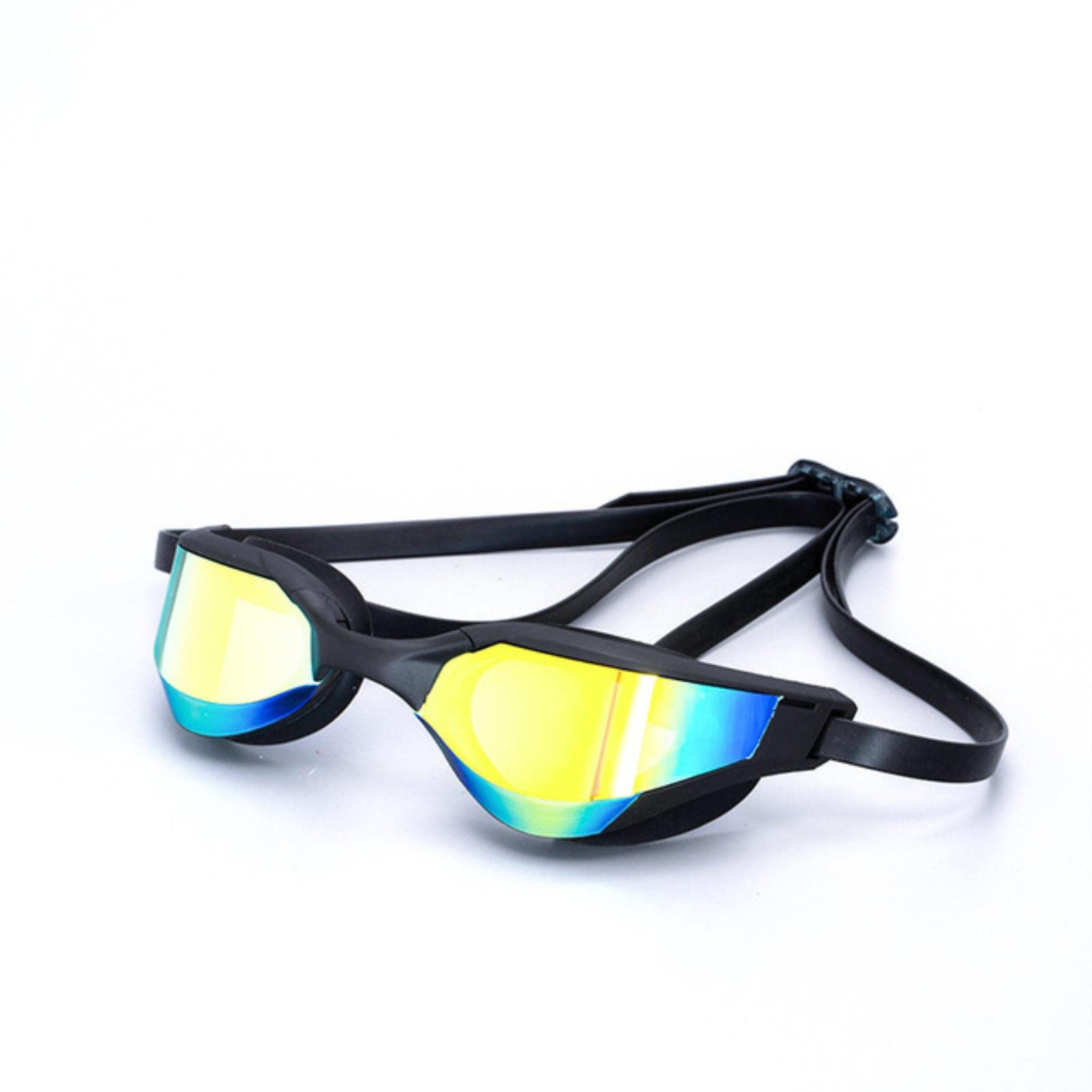 occhialini da nuoto, Occhiali da nuoto for adulti, placcati in argento, antiappannamento, professionali, for uomo e donna