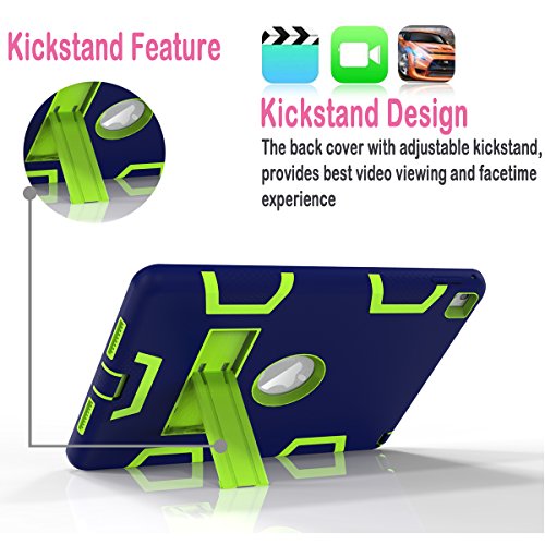 Ipad Pro 9.7 Case, Ipad Air 2 Case, Shock Absorption High Impact Resistant Hybrid Protective Case Cover With Kickstand For Ipad Pro 9.7" 2016 Release And Ipad Air 2 #TOP1
