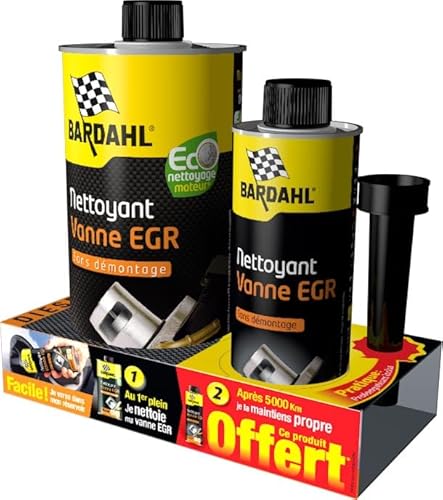 Bardahl - Lot nettoyant vanne EGR BARDAHL 1L+300ml offerts (bidon)