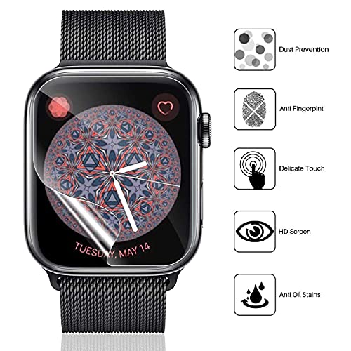 Image of STP FEEL Membrane For Apple Watch 3 / Watch 2 / Watch 1 Series | 38mm Edge To Edge Full Screen Coverage Flexible Watch Screen Protector membrane with easy installation Kit