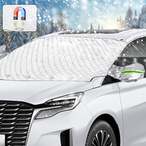 NYZQIW Magnetische Auto Frontscheibenabdeckung Winter