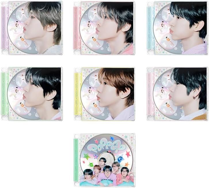 NCT WISH POPPOP album K-pop étui à bijoux lot complet 7 CD