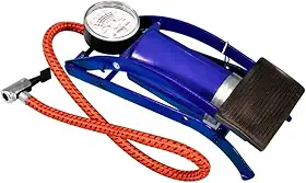 Bomba de Ar Portátil Compressor para Encher Pneus de Carro Moto Bicicleta Colchão Mangueira Flexivel