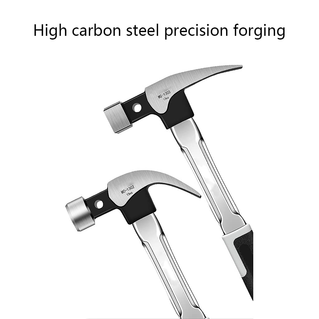 Claw Hammer For Woodworking Automatic Nail Suction Hammer Multifunction Non-slip Shockproof Steel Hammer Small Claw Hammer Wood Handle Claw Hammer Handle Replacement