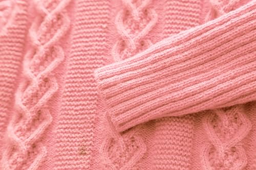 Pull en tricot à col roulé chaud et doux bébé garçon pull hiver taille 1-8T - 6