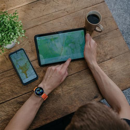 OUTPUTBT Silicone Bracelet 20mm Compatible avec Garmin Forerunner 55/158/165/245/645 music/Vivoactive 6/5/3/Venu 2 Plus/Venu Sq/Sq 2/Vivomove 3/HR/Style/Sport/Luxe Remplacement pour Homme Femme – vue 4