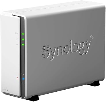 Synology DiskStation DS120j NAS Server, Marvell Armada 3700 88F3720, 512MB DDR3L Memory, 2TB SATA, Synology DSM Software