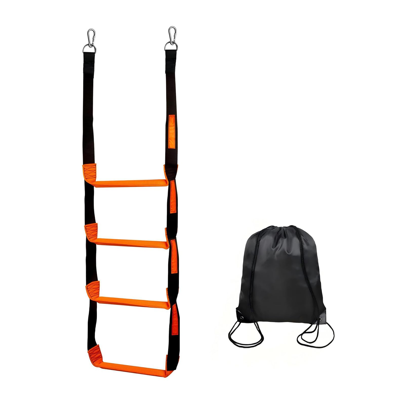 Lemon Vessel Ladder for Marine Use Compact Pliable Plan 4 Against Slip Steps Polyster Rope with Rustproof Hardware Vessel Ladder Polyster Rustless