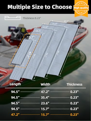 image for FOCEAN Boat Flooring EVA Foam Boat Decking Faux Teak Marine Flooring M