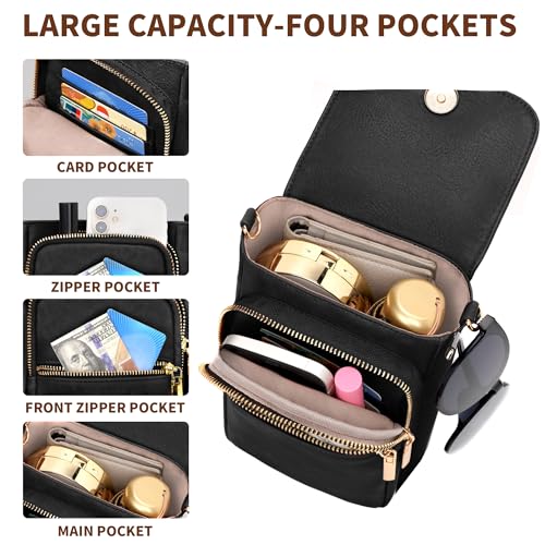 Image of Small Crossbody Bags for Women, Cell Phone Wallet Purses with Card Slots and Adjustable Strap for Travel Casual