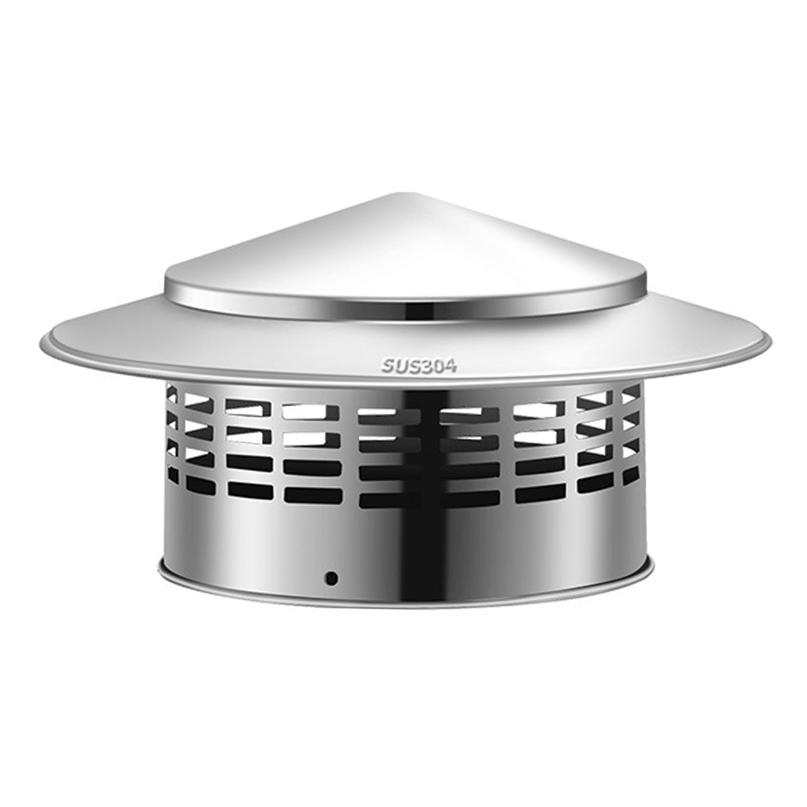 Hdoytxxm 160Mm Round Chimney Caps With Screen Stainless Steel Cover Fireplaces Exhaust Cones Top Enduring Round