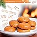 Homefree Treats Holiday Ginger Snaps, Gluten-Free Nut-Free Dairy-Free Mini Cookies, Allergy Safe Snacks, Ginger Snap Bulk Cookies, Treats You Can Trust, Produced In USA, 5 Oz Box (Pack of 6)