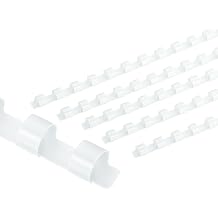 PATIKIL 8mm 5/16" Plastic Binding Combs 21 Rings Comb Spines 100Pcs