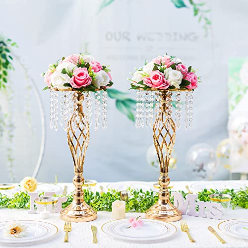 Inweder Flower Centerpieces for Wedding Tables: Pink & White, 2 Packs by Inweder - Used condition - Image 5