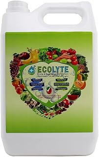 Sponsored Ad – Ecolyte+ Antibacterial all-purpose cleaner liquid for fruits and vegetable sanitizer, Food washing Liquid, and cleaner 100% Natural, Kills 99.99% of Germs & Viruses, Non-Toxic & Non-Alcoholic, 5 Liter
