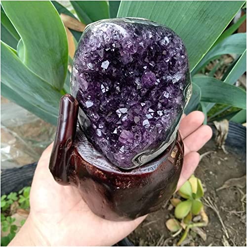 Améthyste d'Uruguay pour harmoniser votre salon - Cluster de quartz 800g
