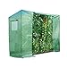 Produktbild Gewächshaus ZLI Tomaten PET-Abdeckung, Begehbare Garten-Gartenpflanzen-Blumen Freienwinter, Roll-Up-Reißverschlusstür (Size : 200×77×169cm)